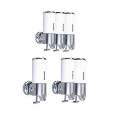 WHITE WALL MOUNTED SHOWER SOAP