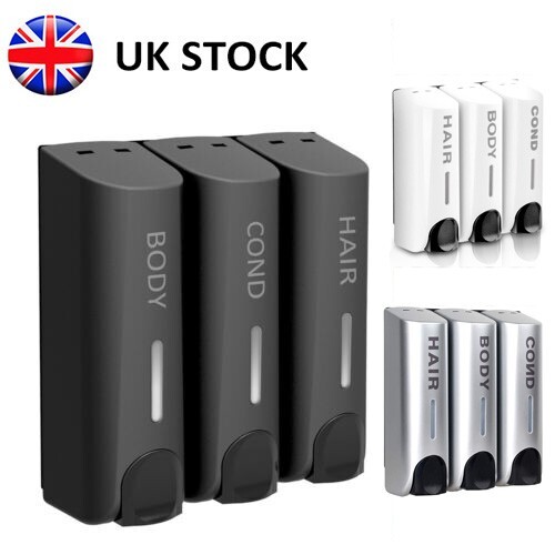 Soap dispenser 3x350ml - soap, wall