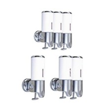 WHITE WALL MOUNTED SHOWER SOAP