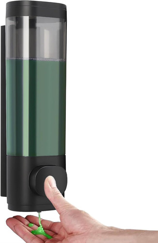 300ml black soap dispenser - black,