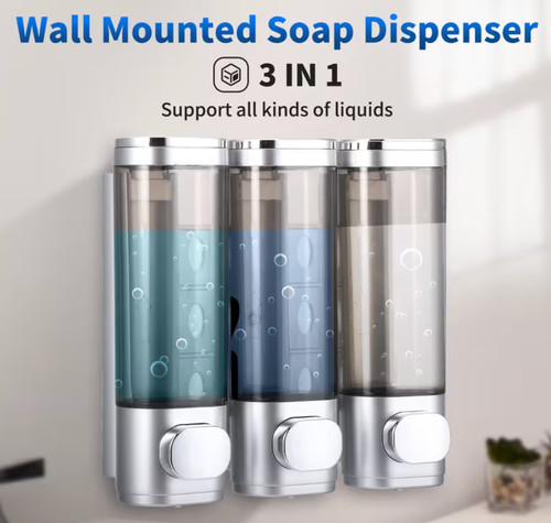 Triple wall mounted - in,